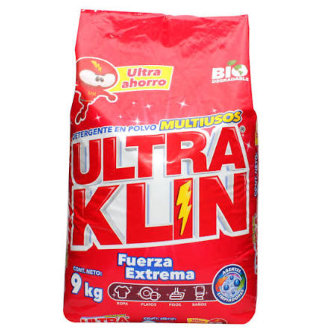 DETERGENTE ULTRA KLIN 9KGS