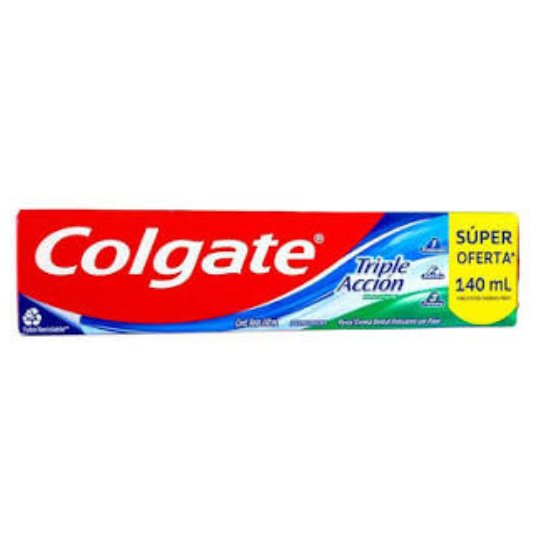 PASTA DENTAL COLGATE TRIPLE ACCION 140ML